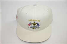 Two Bobby Wadkins Personal Ryder Cup Hats with World Golf HoF Hat & Ryder Cup Visor