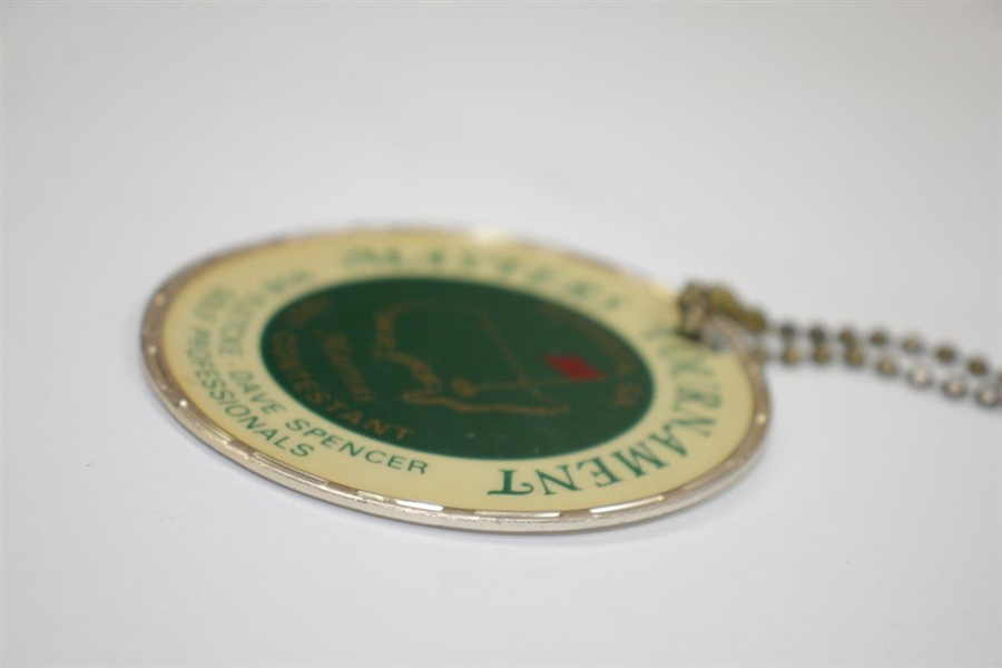 1981 Masters Tournament Contestant Bag Tag Issued to Bobby Wadkins