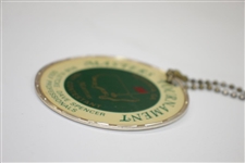 1981 Masters Tournament Contestant Bag Tag Issued to Bobby Wadkins