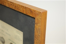 J.H. Taylor Handwritten & Signed 1904 Letter on Personal Letterhead - Framed JSA ALOA