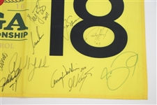2016 PGA at Baltusrol Flag Champs Signed Flag Nicklaus, Trevino, Walker, & others JSA ALOA