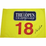 Sam Snead Signed Undated OPEN Championship Screen Flag JSA ALOA
