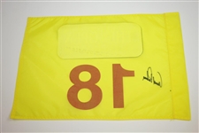 Arnold Palmer Signed Undated OPEN Championship Screen Flag JSA ALOA