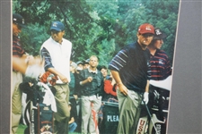 1999 The Ryder Cup at The Country Club Brookline Pairing Sheet with Photos Display - Framed