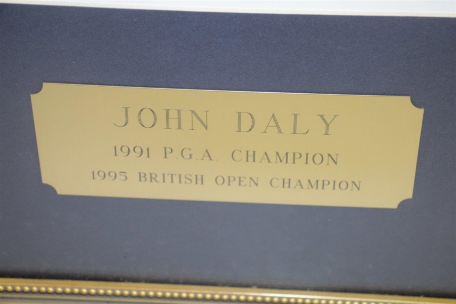 John Daly Signed Early 1990's 8x10 Photo - Framed JSA ALOA
