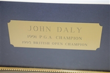 John Daly Signed Early 1990's 8x10 Photo - Framed JSA ALOA