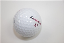 Dustin Johnson Signed Personal Used TaylorMade 32 Golf Ball JSA ALOA