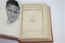 O.B. Keller Signed 1931 'Boys Life of Bobby Jones' Book with Inscr. to Noted Roy Cohen JSA ALOA