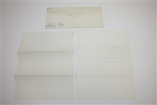 Great Content Robert T. Jones Jr. (Bobby) Signed Letter Nat. Ed. Films, Inc for USGA Sportsmanship JSA ALOA