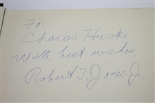 Robert Bobby T. Jones Jr. Signed 1960 'Golf Is My Game' Book Pers. to Charles Hucke JSA ALOA