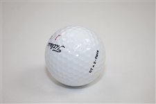 Justin Leonard Signed Bob Hope Classic Logo Golf Ball JSA ALOA