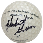 Hubert Green Signed Course Used Practice Cherry Hills CC Logo Golf Ball - Site of 85 Win JSA ALOA