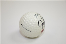 Jeff Sluman Signed Oak Tree 1988 PGA Championship Logo Golf Ball JSA ALOA