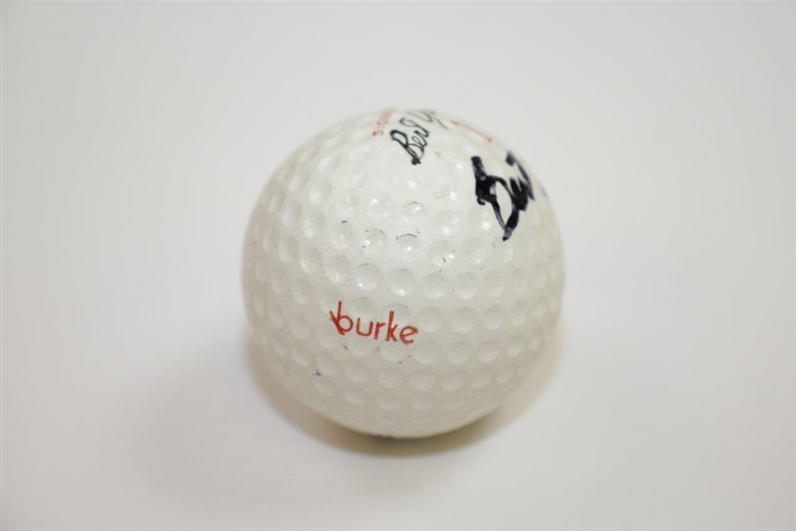 Bert Yancey Signed Personal Signature Logo Golf Ball JSA ALOA