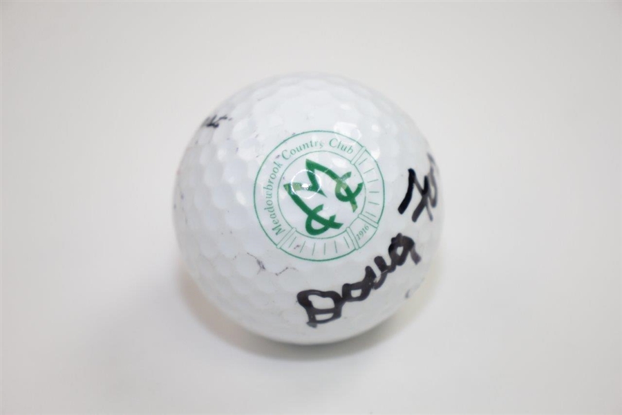 Doug Ford Signed Meadowbrook CC Logo Golf Ball - Site of '55 Win JSA ALOA