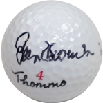 Peter Thomson Signed Thommo Logo Golf Ball JSA ALOA