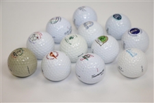 Twelve (12) Logo Golf Balls Including 1984 St. Andrews & 1987 US Open