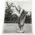 Byron Nelson Signed 8x10 Wire Photo JSA ALOA