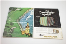 1970 & 1977 PGA Championship Programs Signed by Winners Stockton & Wadkins JSA ALOA