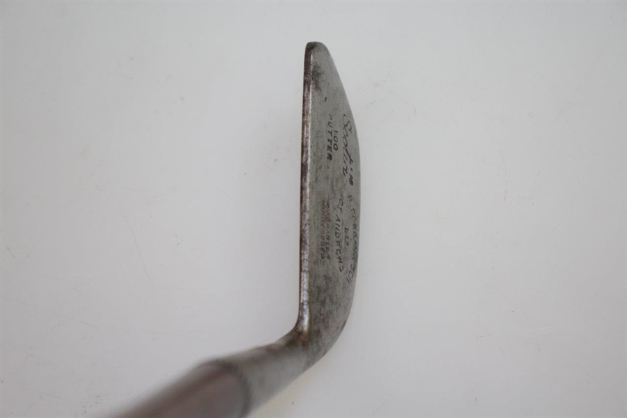 R. Forgan & Son St. Andrews 'Scotia' 100 Putter with Square Wood Handle/Grip