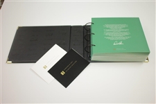 The Masters Collection 1934-1998 Champions of Golf Full Set in Original Folder & Box