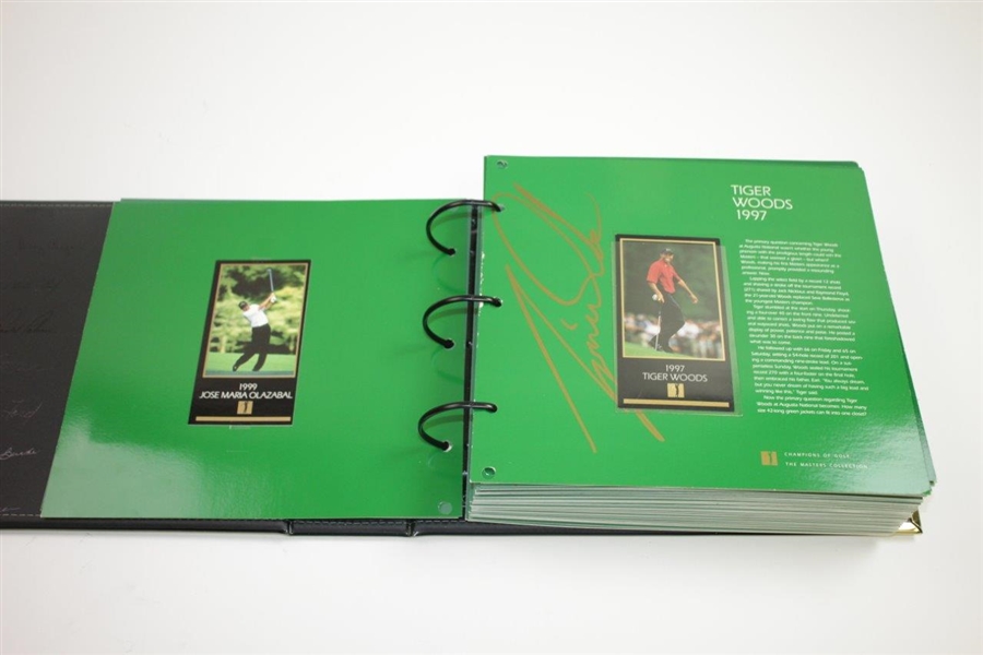 The Masters Collection 1934-1998 Champions of Golf Full Set in Original Folder & Box