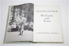 Arnold Palmer Signed 'My Game and Yours' Book JSA ALOA