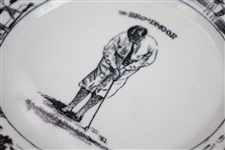 1932 Bobby Jones The Broadmoor Hotel Colorado Springs Warwick China Plate
