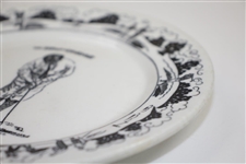 1932 Bobby Jones The Broadmoor Hotel Colorado Springs Warwick China Plate
