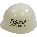 Vintage Stylist Golf Balls Cream Colored Range Hard-Hat Helmet