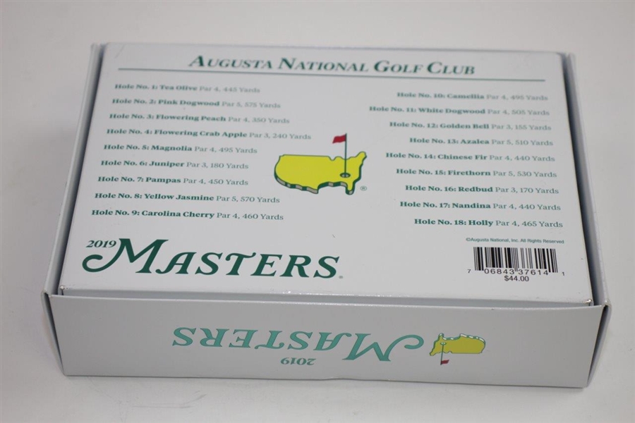 2019 Masters Tournament Titleist Velocity Dozen Golf Balls in Original Sleeves & Box
