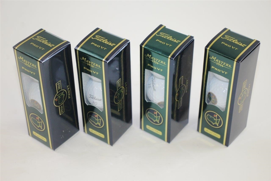 2015 Masters Berckman's Place Ltd Ed ProV1 Dozen Golf Balls in Original Sleeves & Box