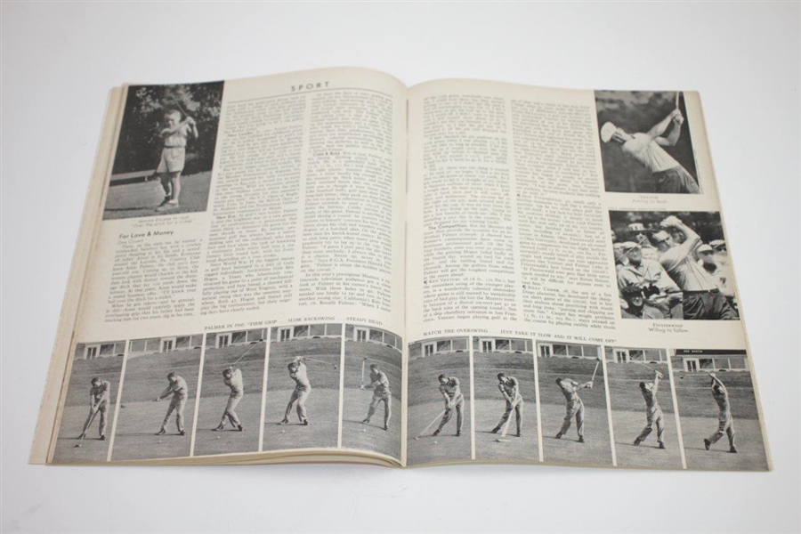 Arnold Palmer Signed 1960 TIME Magazine - May 2nd JSA ALOA