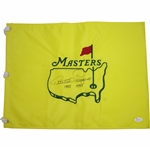 Bernhard Langer Signed Undated Masters Flag with Years Won Notation JSA #AA51930