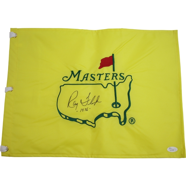 Ray Floyd Signed Undated Masters Flag with Year Won Notation JSA #Q23208
