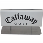 Small Excellent Condition Callaway Golf Sign