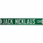 Jack Nicklaus Dr Green & White Street Sign - 3ft Long!