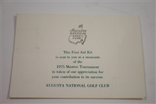 1975 Masters Tournament First-Aid Kit Member Gift from Augusta National GC - Not Complete