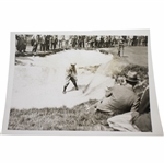 Abe Mitchell at Gleneagles Tournament Bunkered at the Tappit Hen GPU Wire Photo - Victor Forbin Collection