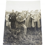 English Golf Tournament Braid Winner Original Wire Photo - Victor Forbin Collection