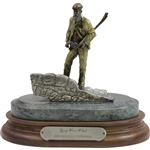 Ltd Ed Old Tom on the Swilken Bridge Keeper of the Greens Michael Roche Sculpture 