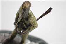 Ltd Ed Old Tom on the Swilken Bridge 'Keeper of the Greens' Michael Roche Sculpture 