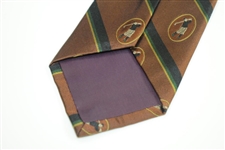 Bobby Jones Collection Brown/Black/Yellow/Green Golf Tie