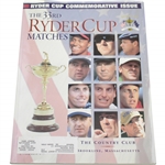 1999 Ryder Cup at The Country Club Brookline Commemorative Issue Program