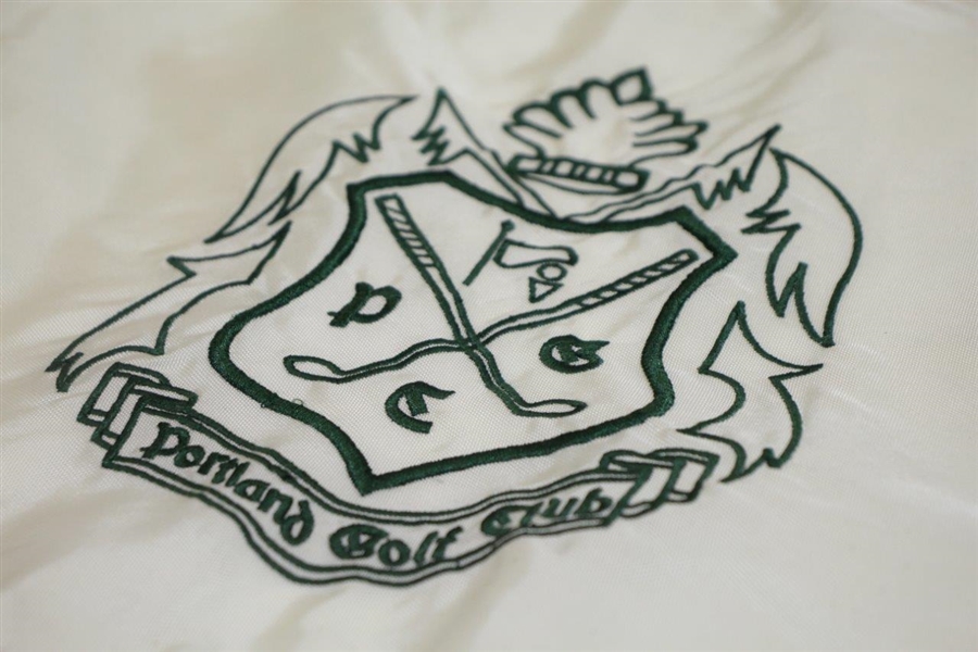 Vintage Portland Golf Club Course Flown Embroidered Flag