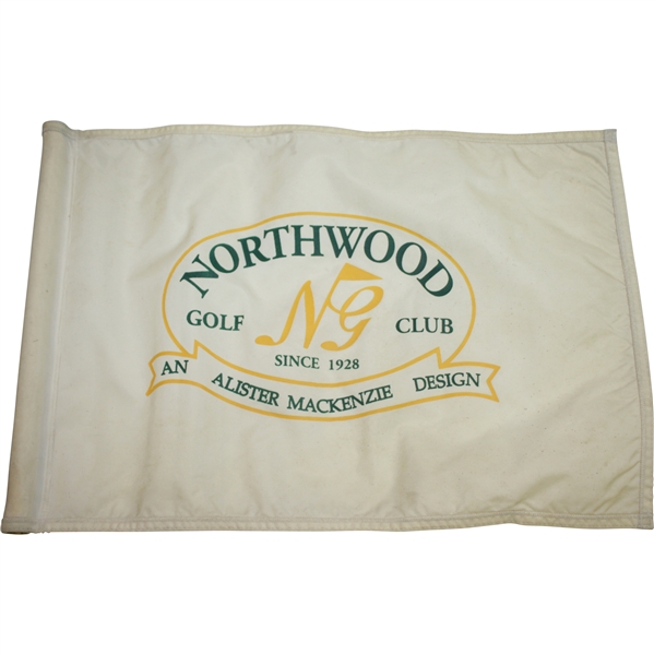 Vintage Alister MacKenzie Designed Northwood Golf Club Course Flown Flag