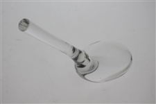 Tiffany & Co Luxury Large Leaded Crystal Art Glass Golf Club Paperweight