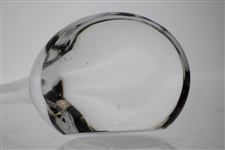 Tiffany & Co Luxury Large Leaded Crystal Art Glass Golf Club Paperweight