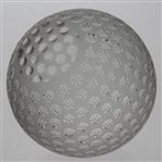 Tiffany & Co Luxury Leaded Crystal Art Glass Golf Ball Paperweight