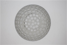 Tiffany & Co Luxury Leaded Crystal Art Glass Golf Ball Paperweight